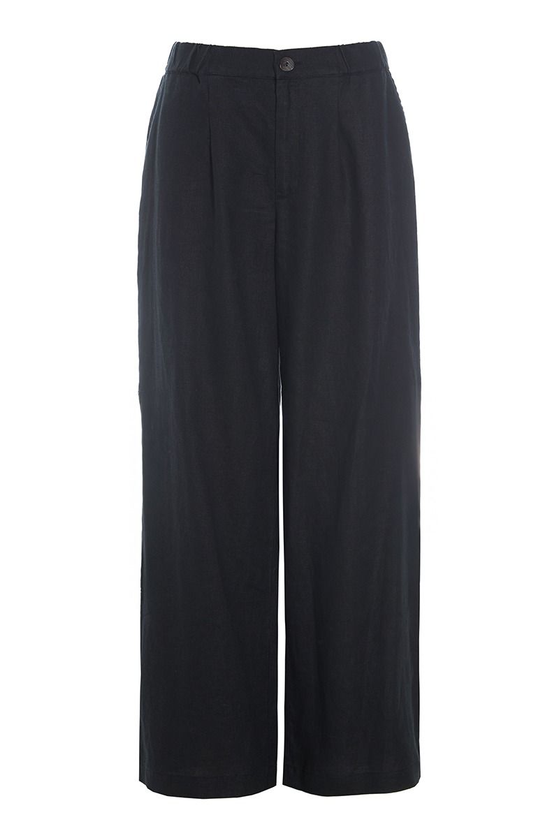 Lazy linen elasticated trousers