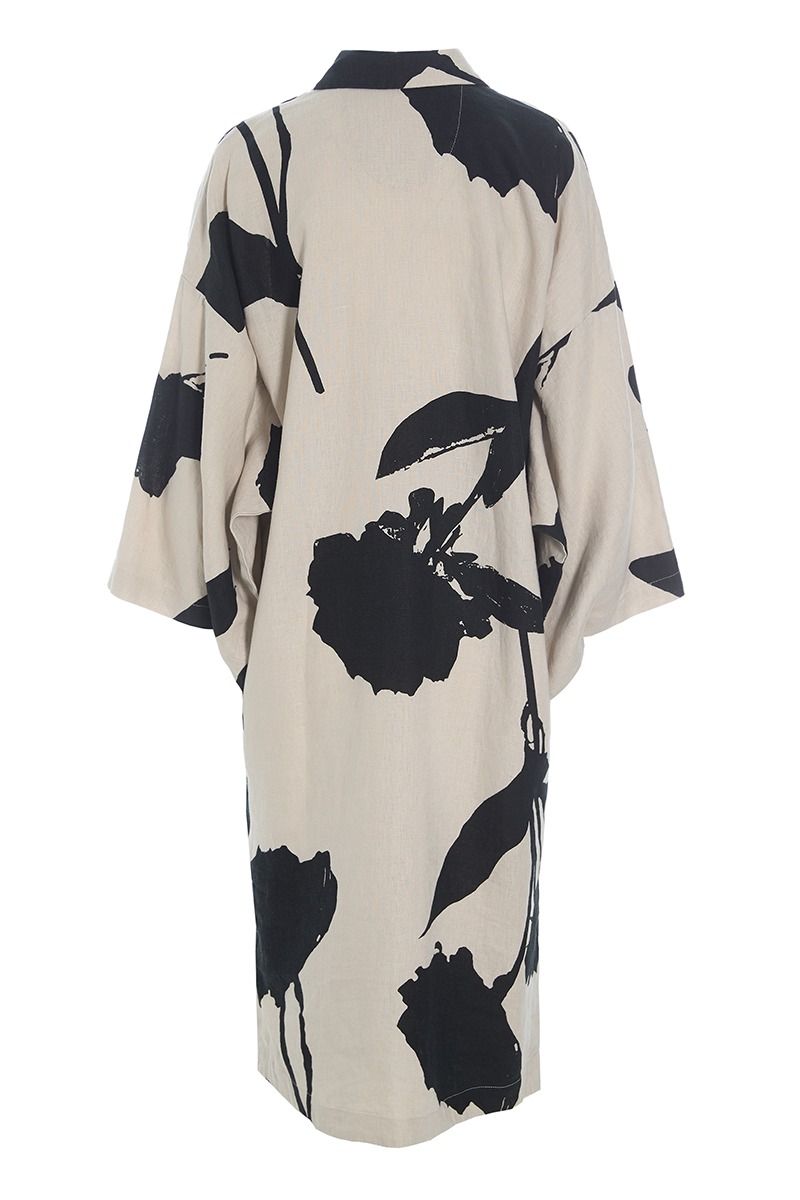 Shadow blossom shirt dress
