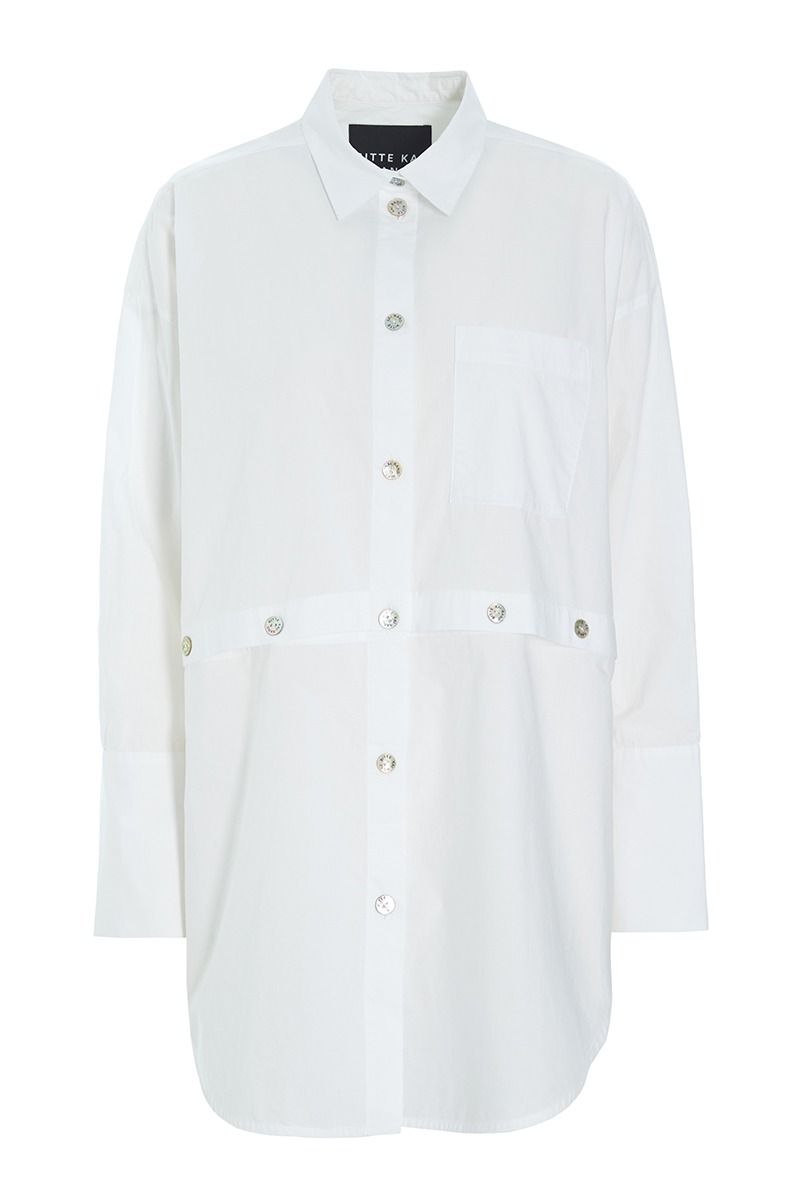 Core cotton oversized shirt