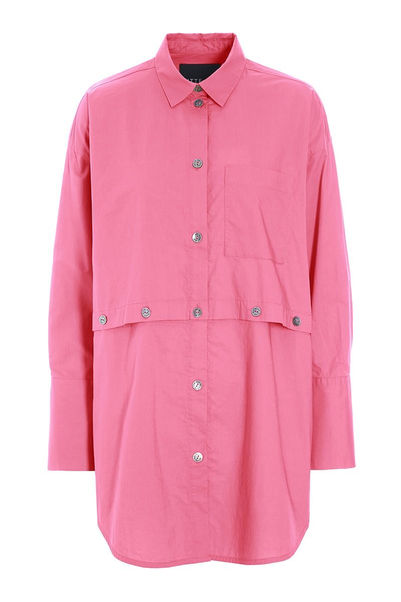 Core cotton oversized shirt