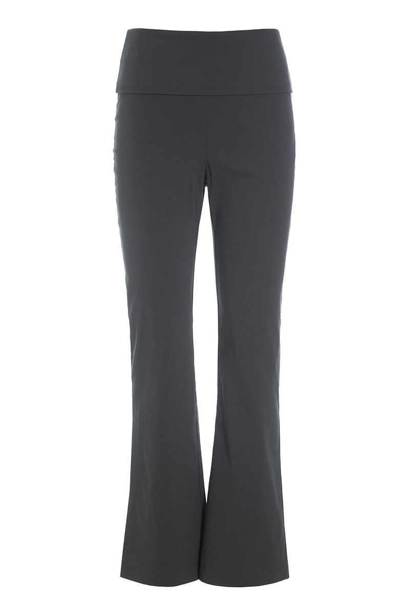 Magic stretch long flared trousers