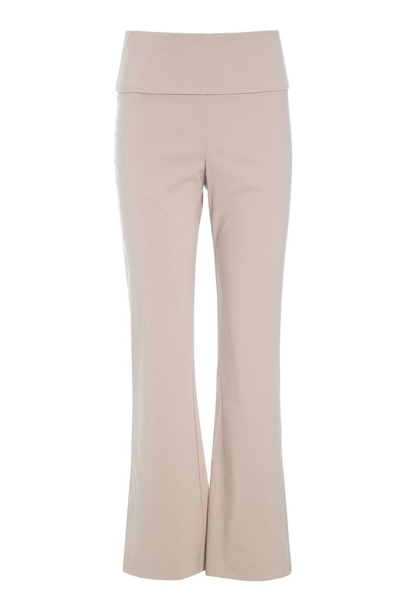Magic stretch long flared trousers