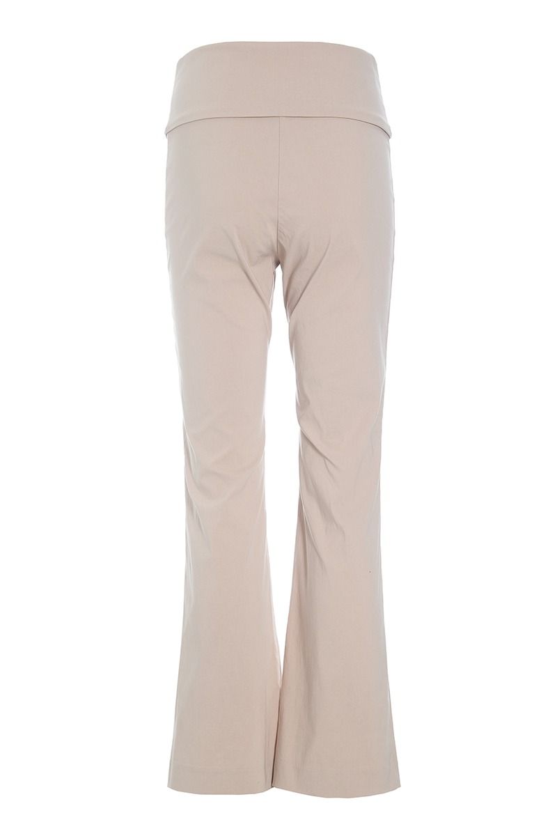 Magic stretch long flared trousers
