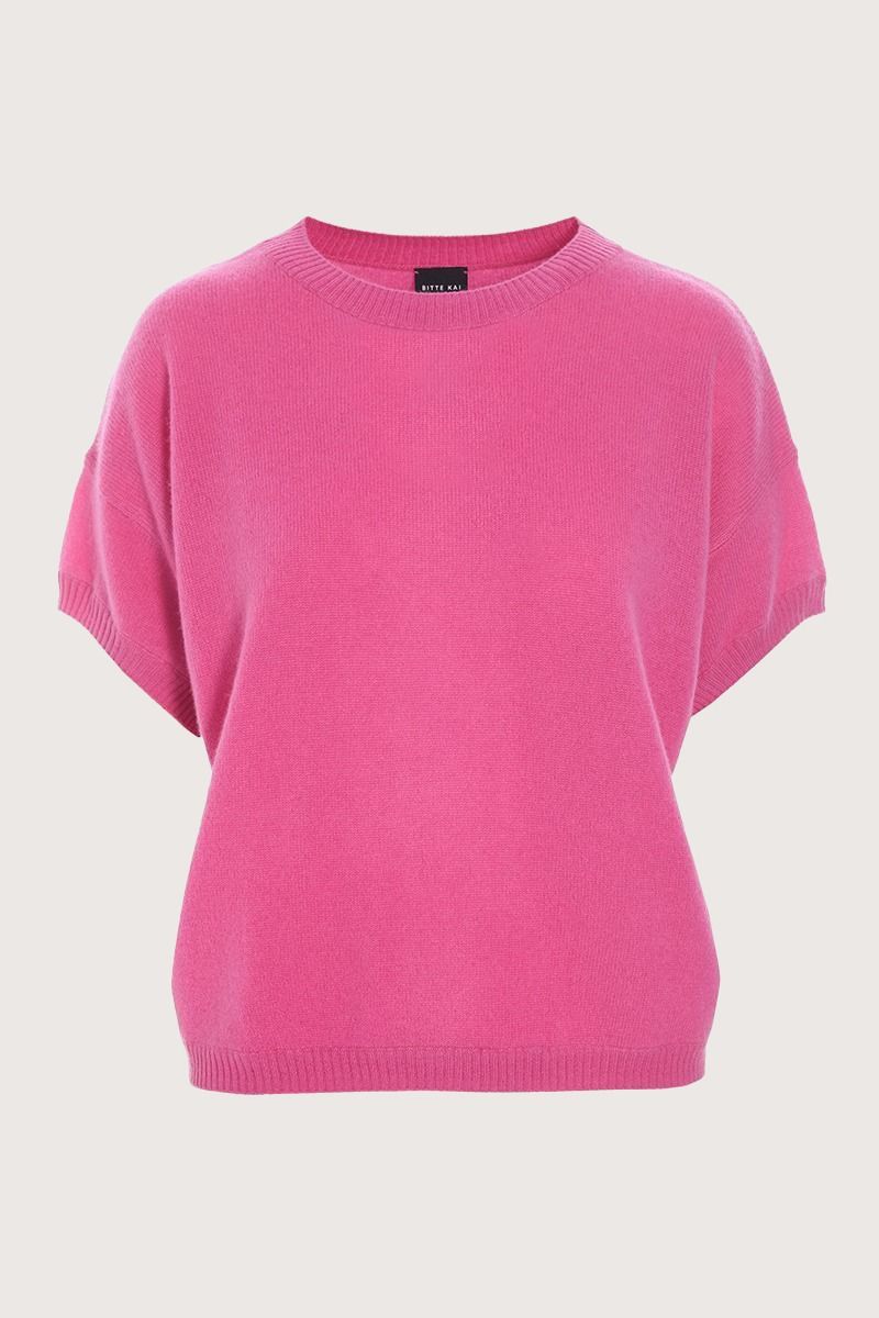 Cloud cashmere kortärmad blus