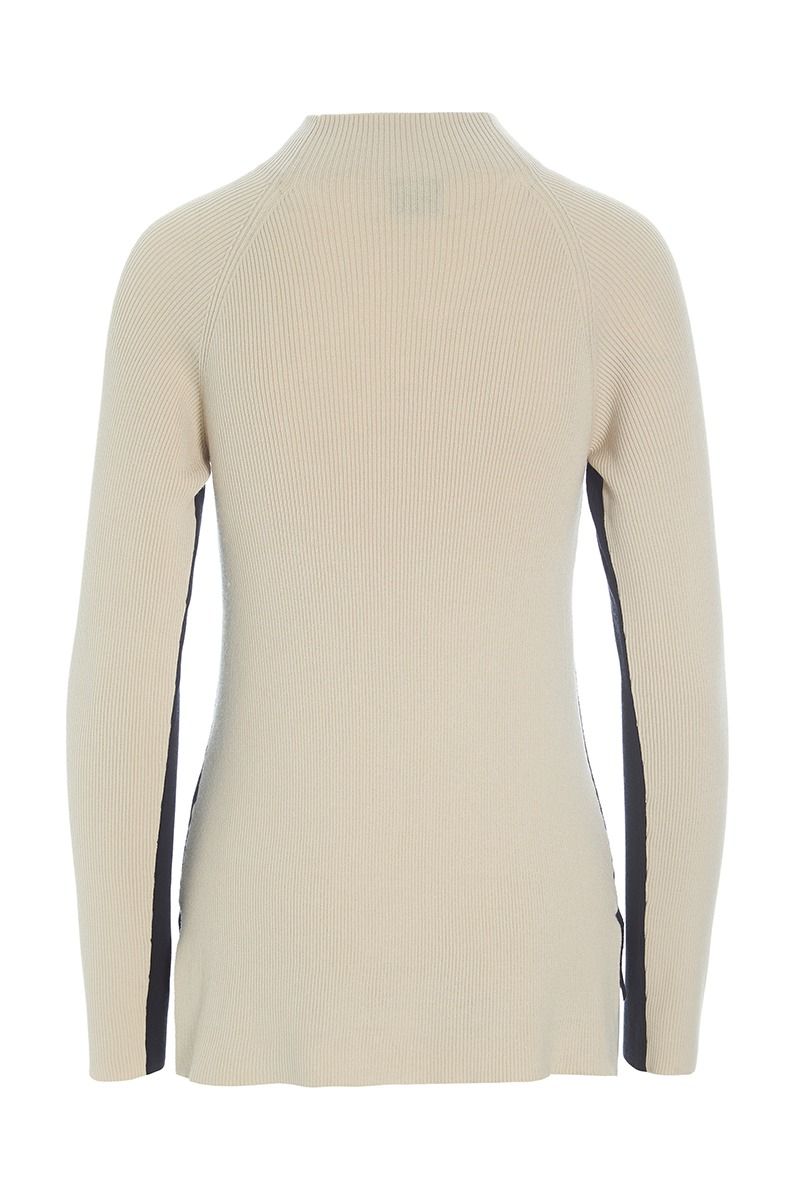 Saku two-tone blouse