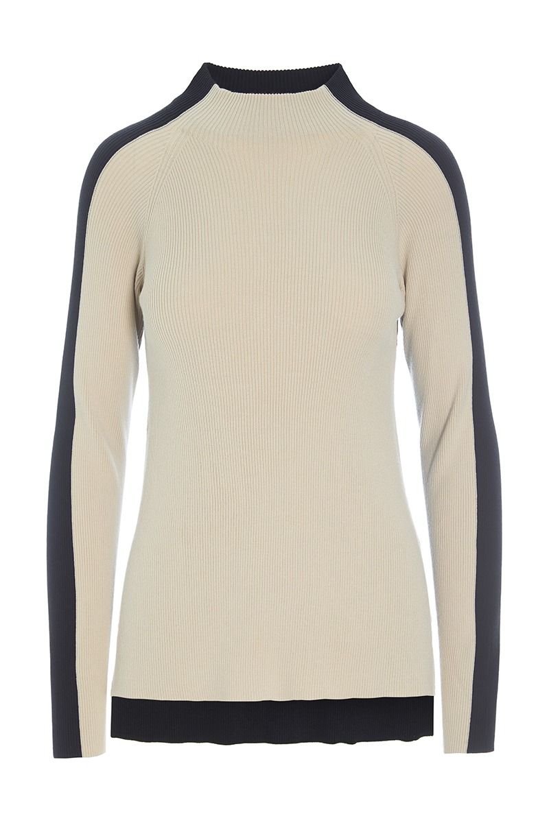 Saku two-tone blouse