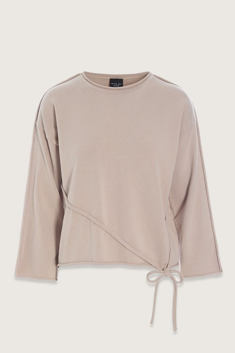 Saku blus med rosett