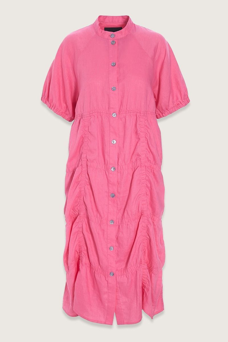 Airy linen skjortekjole