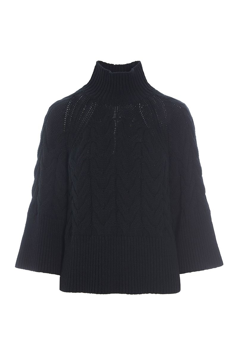 Kareshi cable-knit blouse