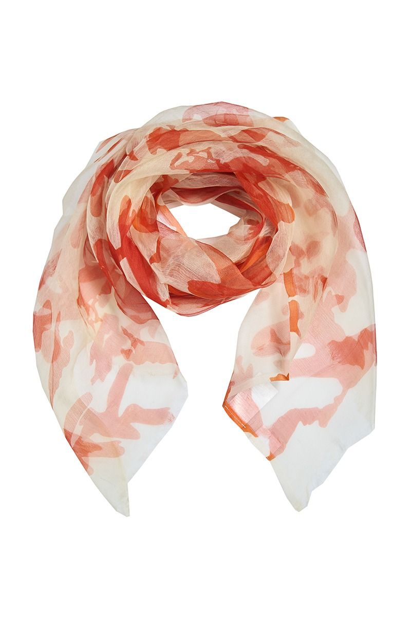 Shadow print scarf