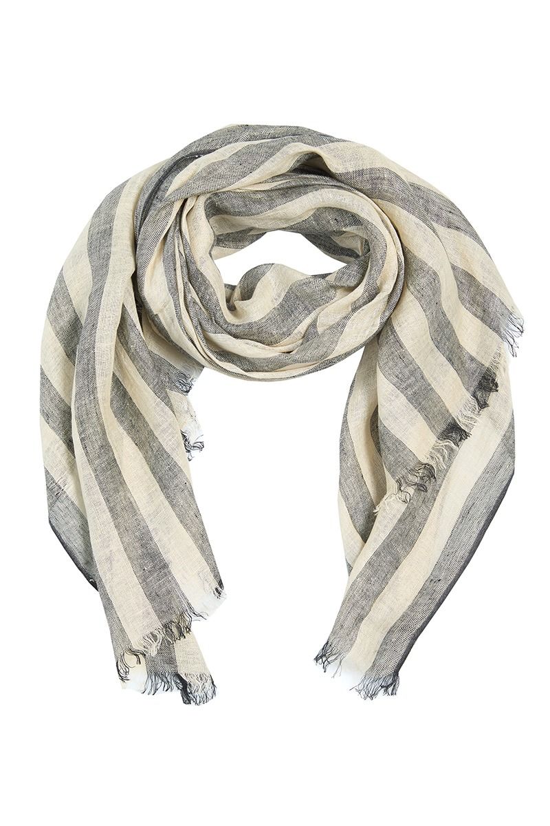 Changeant stripe scarf