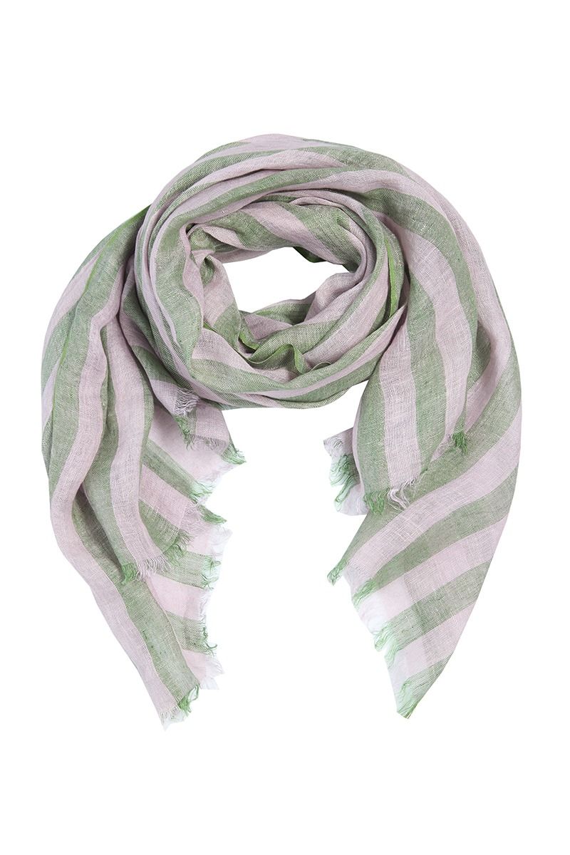 Changeant stripe scarf