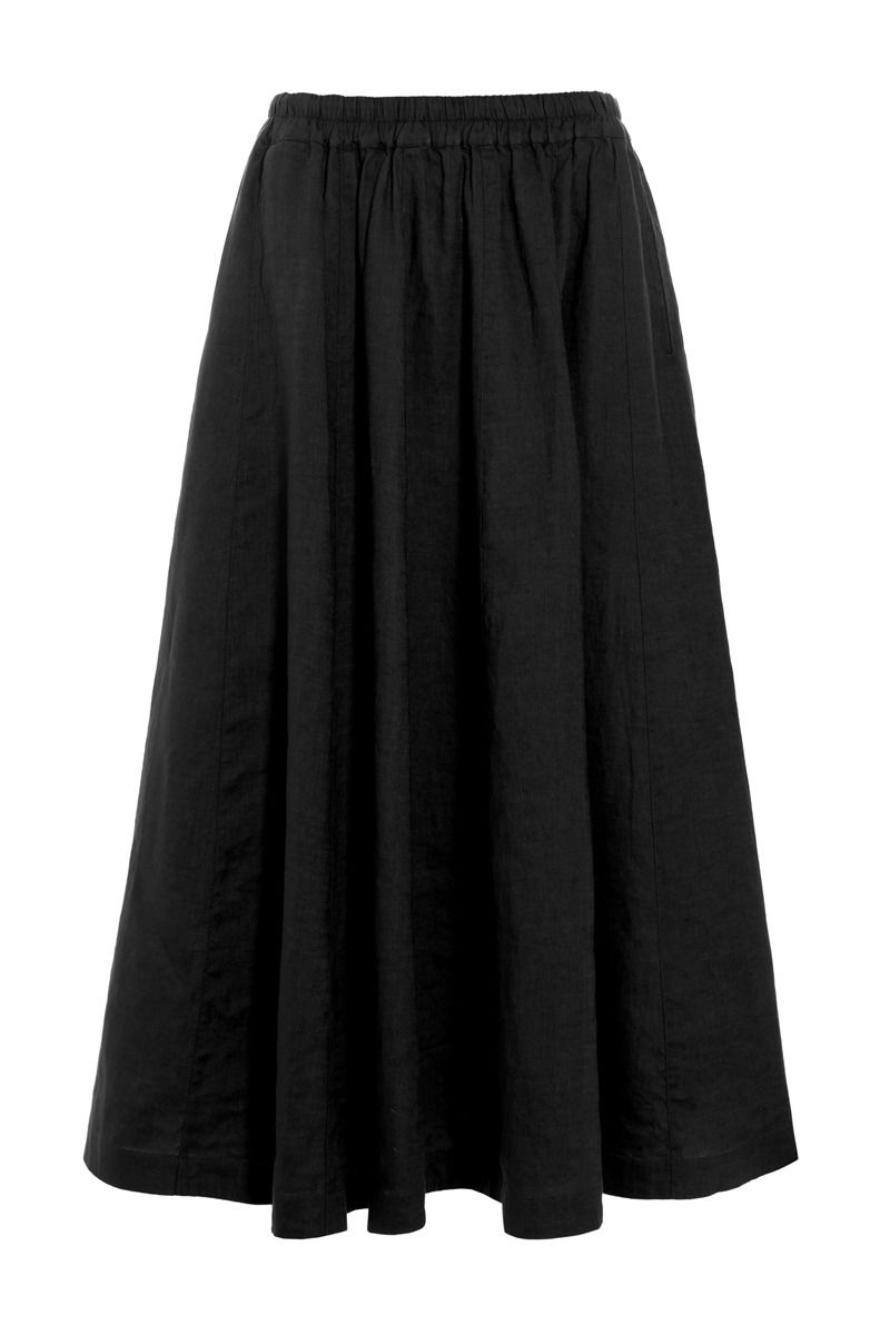Airy linen nederdel