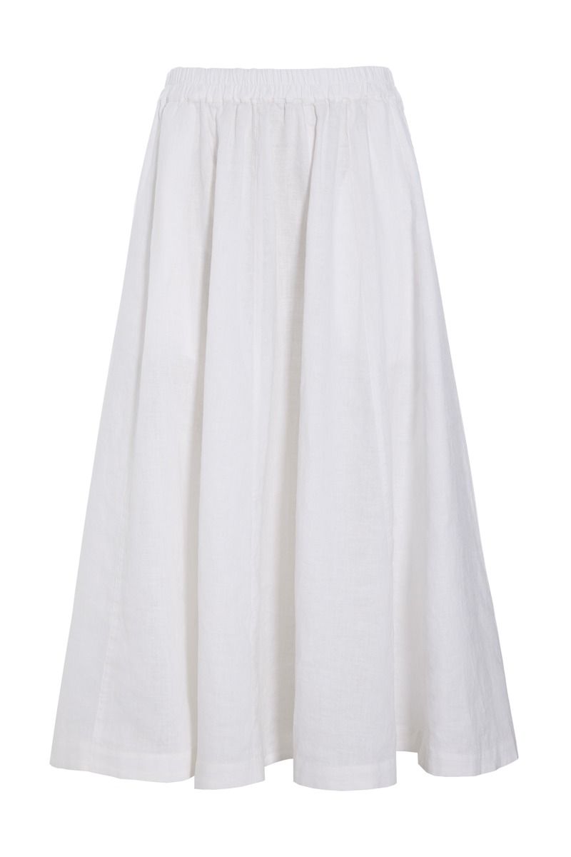 Airy linen nederdel