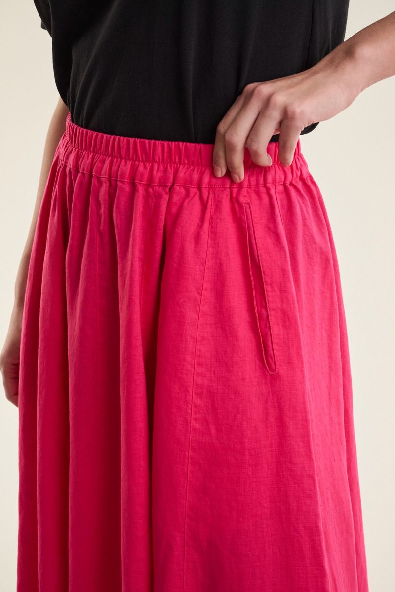 Airy linen nederdel