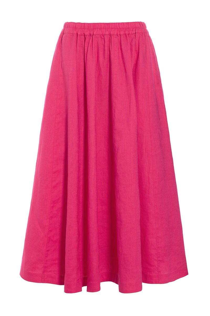 Airy linen nederdel