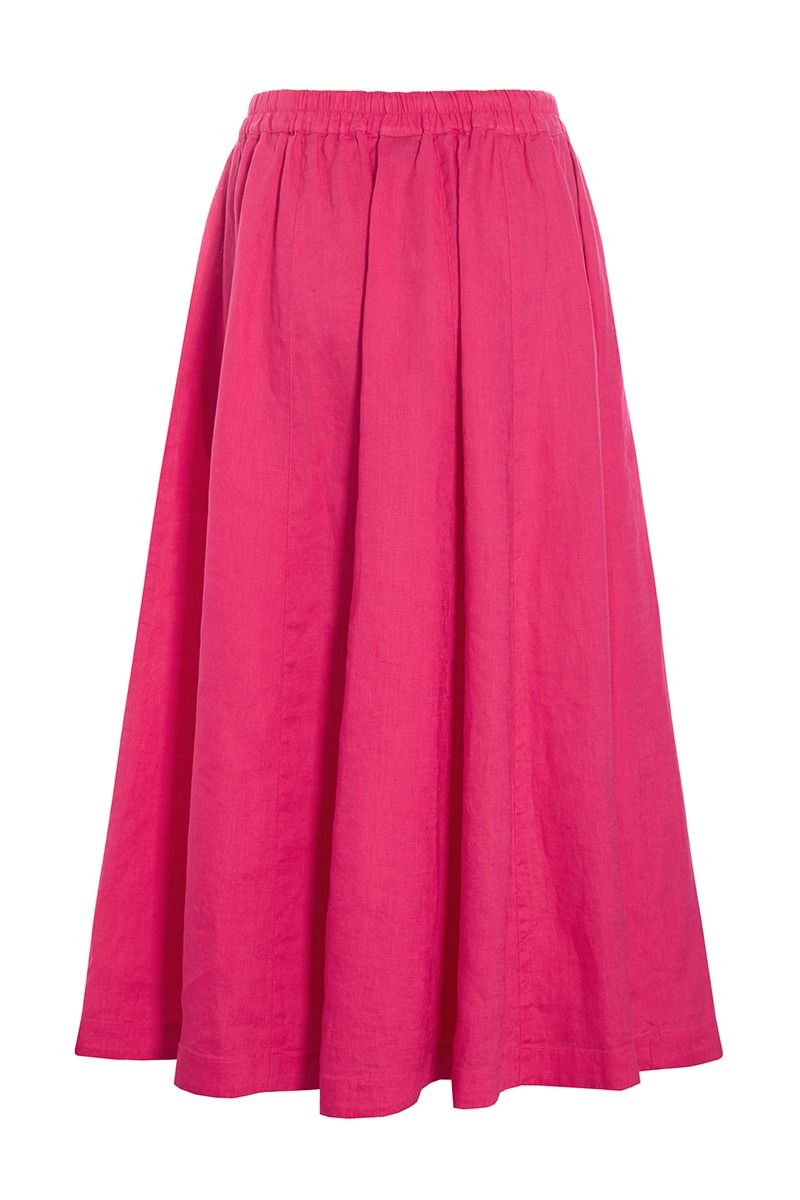 Airy linen nederdel