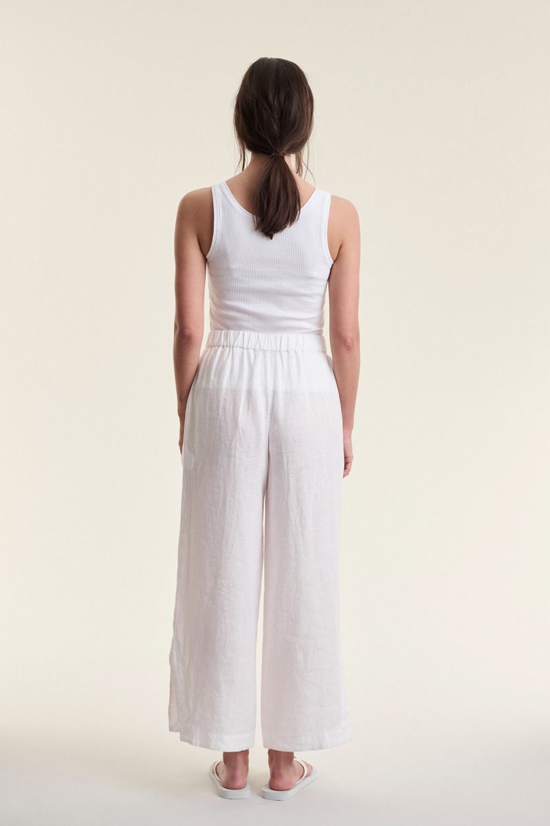 Airy linen elastik bukser