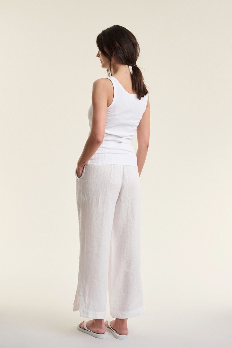 Airy linen elastik bukser
