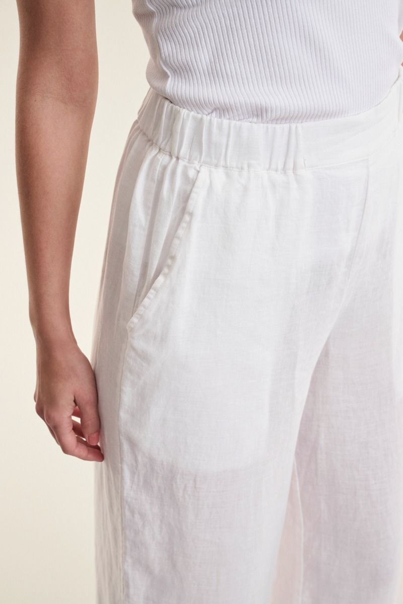 Airy linen elastik bukser
