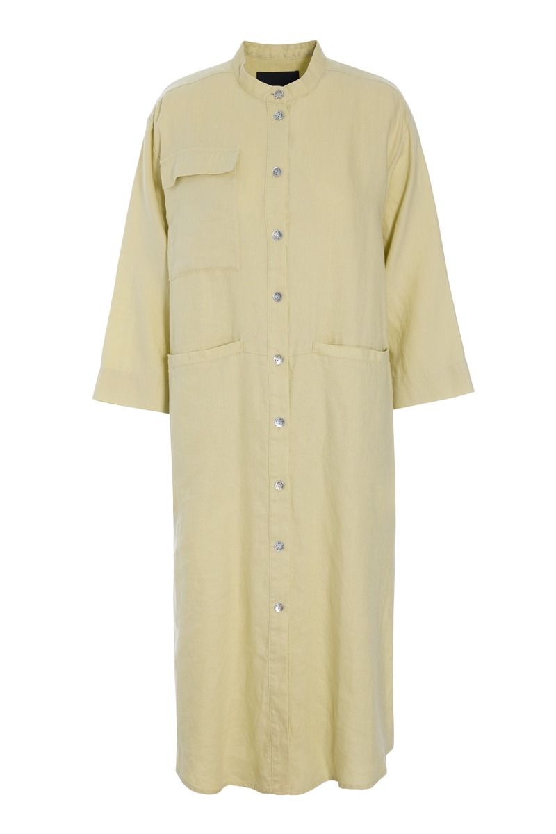 Lazy linen skjortekjole
