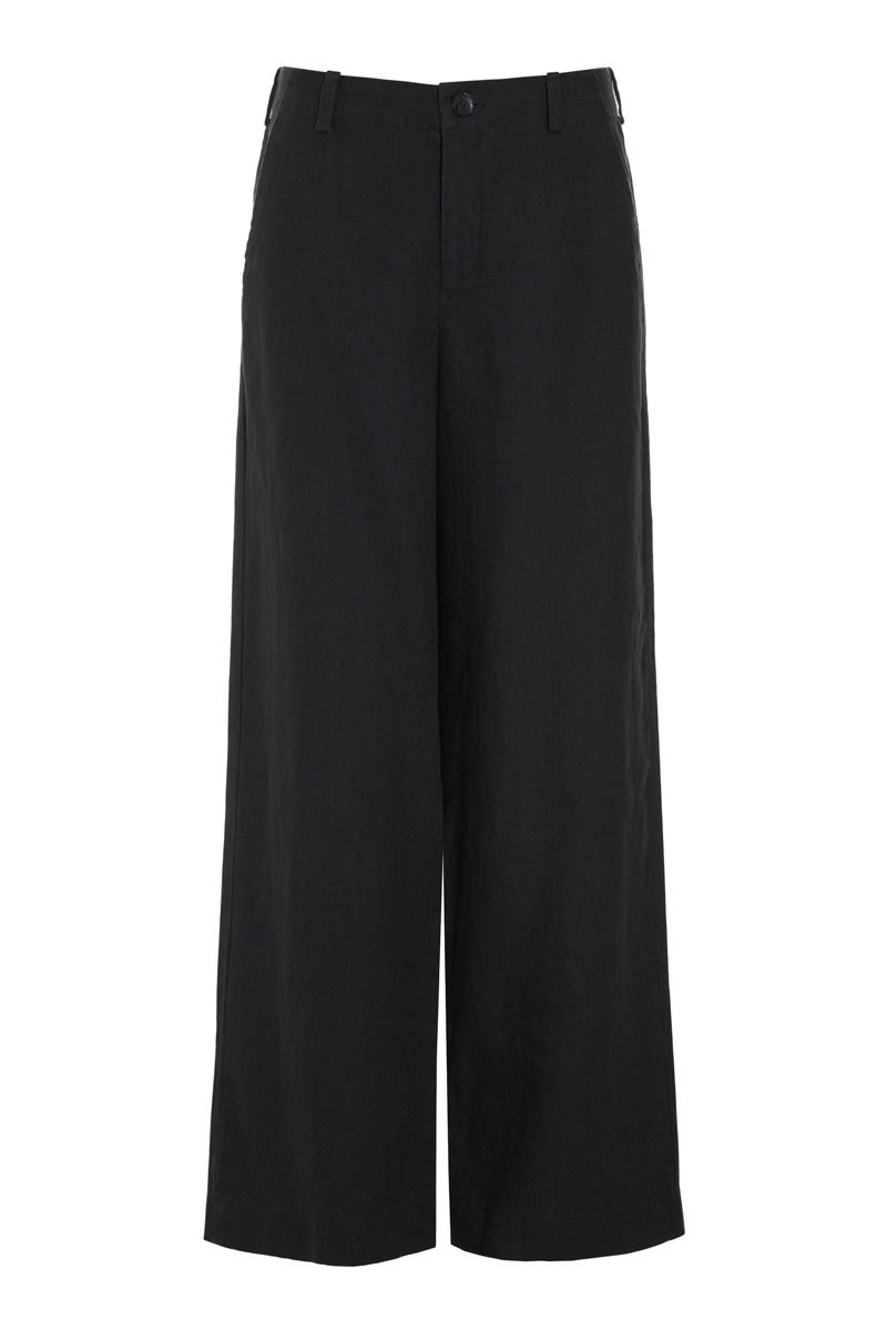 Lazy linen lige bukser