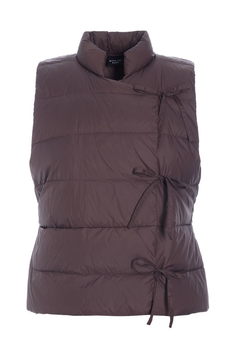 Feather down vest