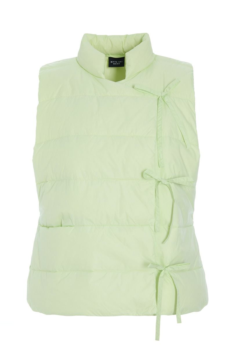 Feather down vest