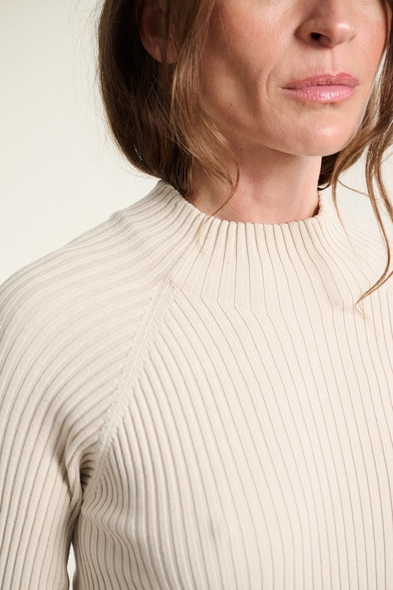 Saku højhalset bluse