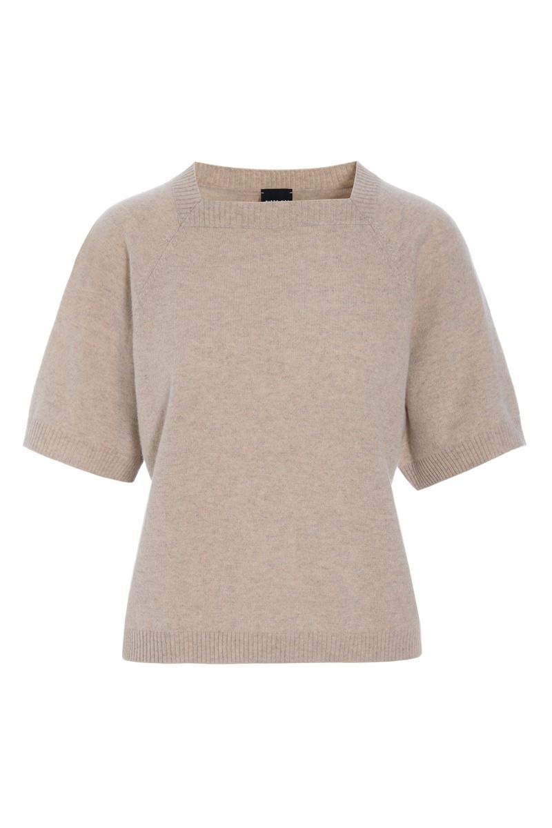 Kumo cashmere kortærmet bluse