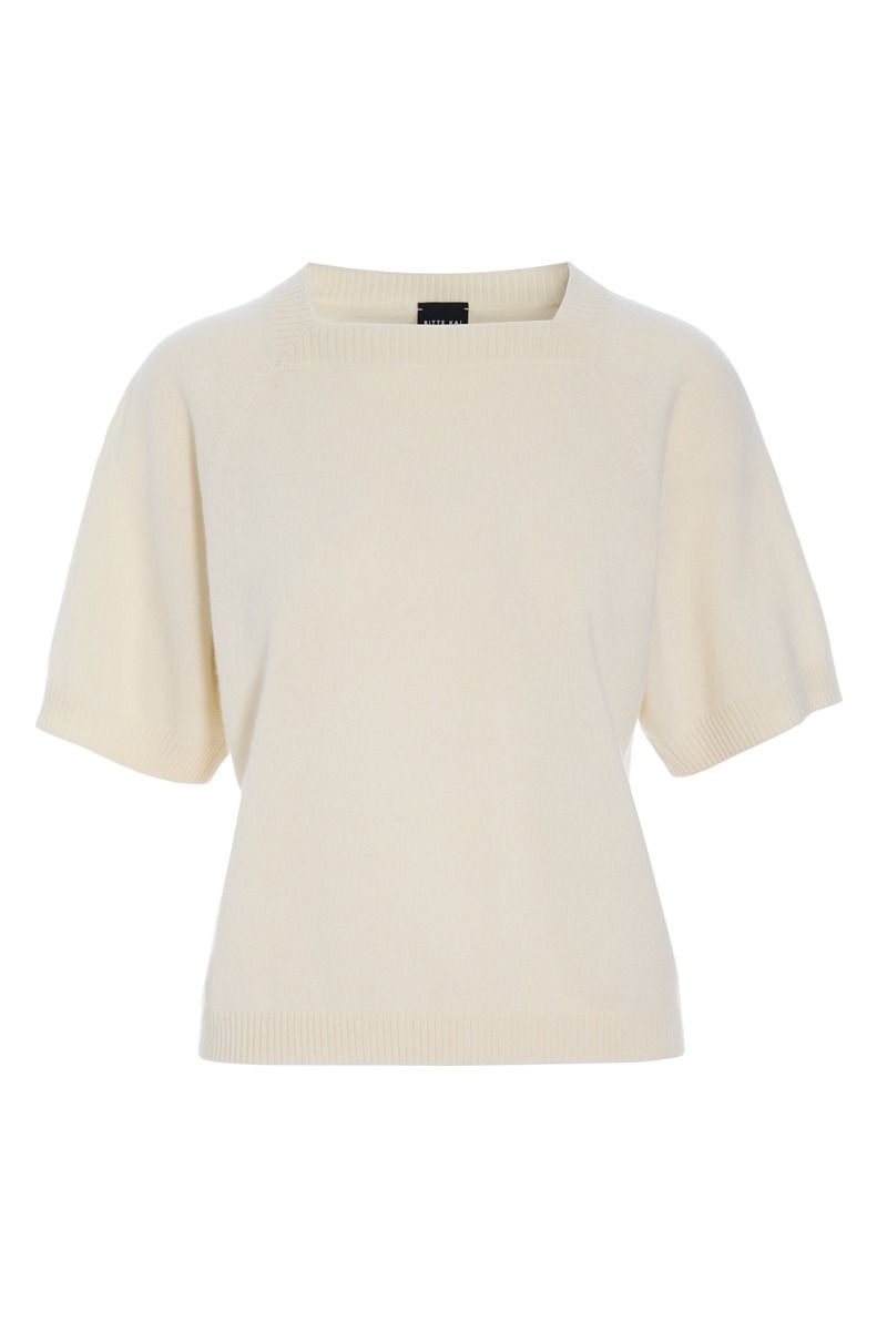 Kumo cashmere kortærmet bluse