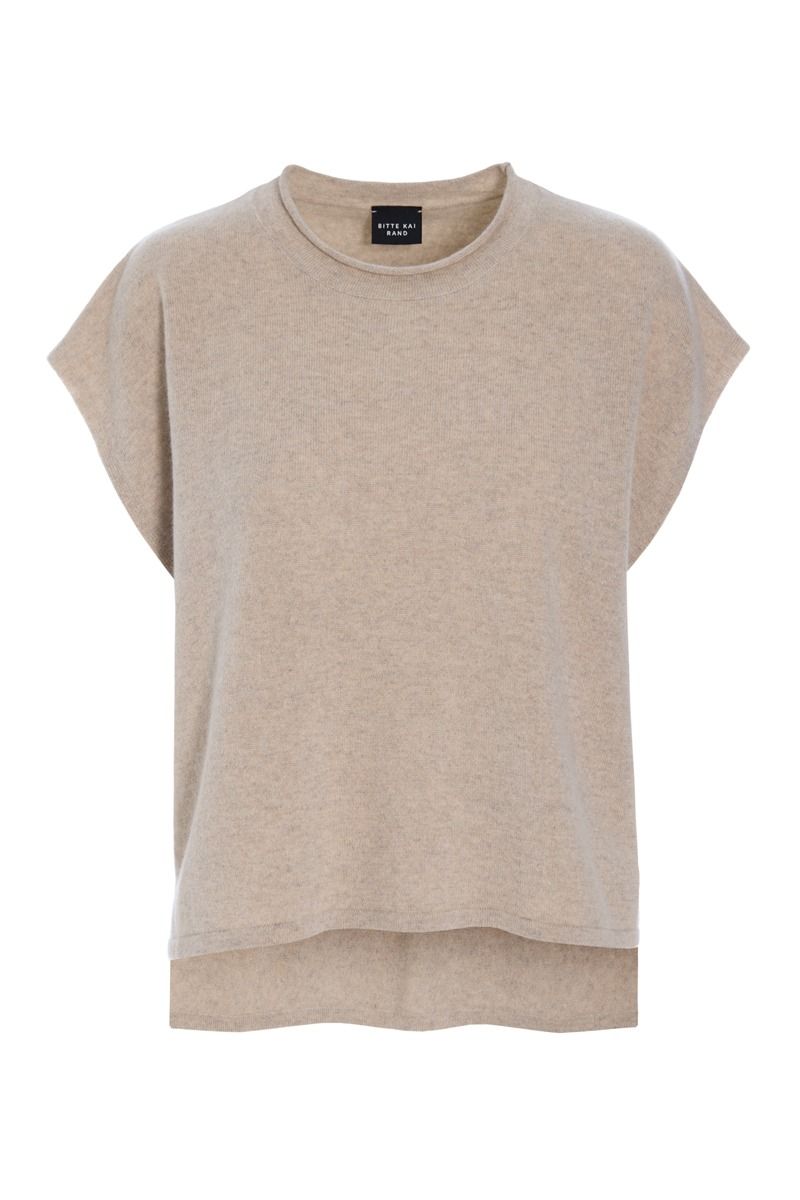 Kumo cashmere ærmeløs bluse
