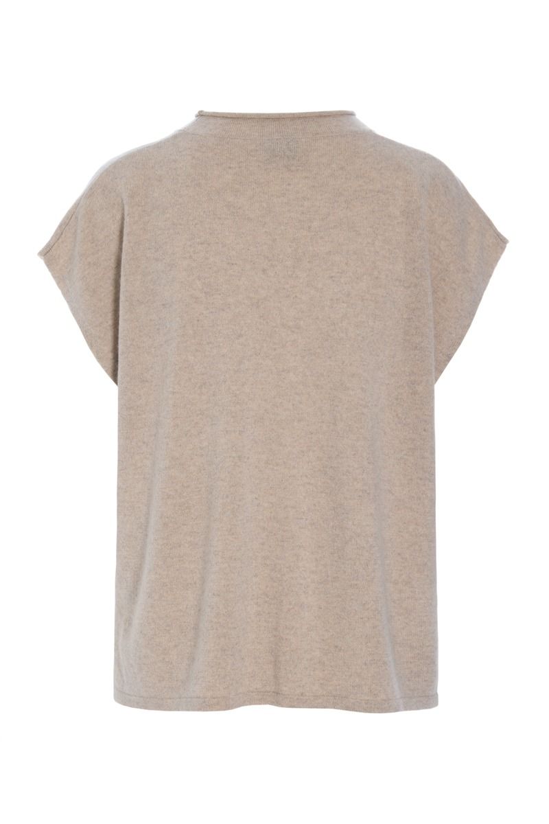 Kumo cashmere ærmeløs bluse