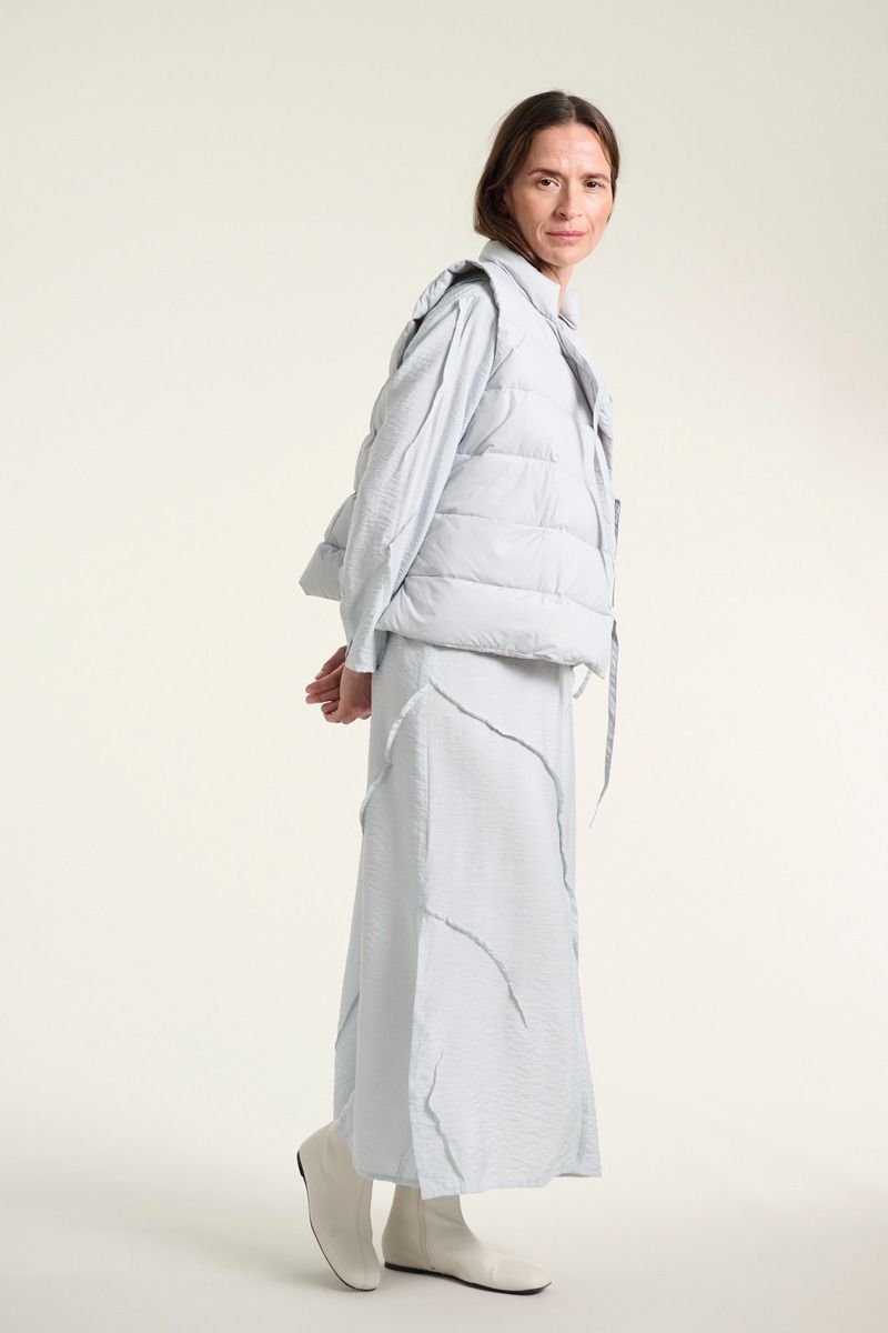 Feather down vest
