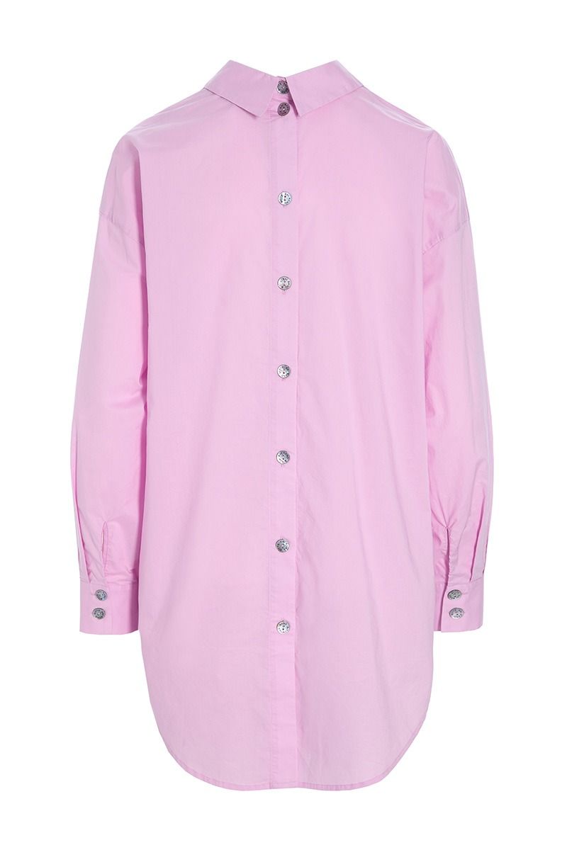 Core cotton skjorte med lukning i ryg