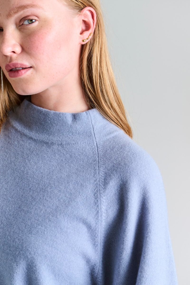 Cloud cashmere højhalset bluse