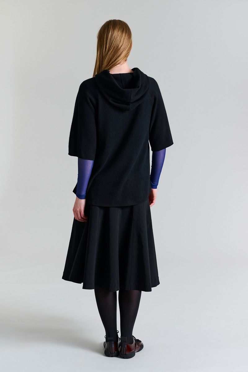 Cloud cashmere hættebluse