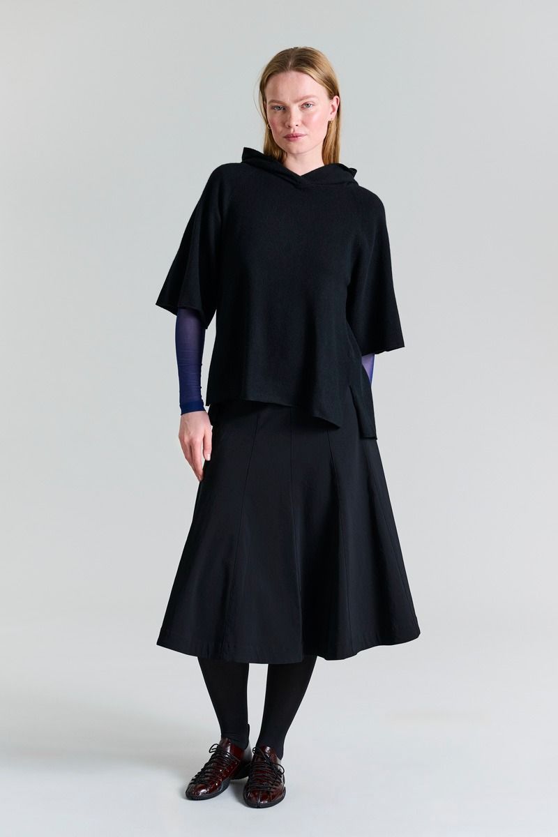 Cloud cashmere hættebluse