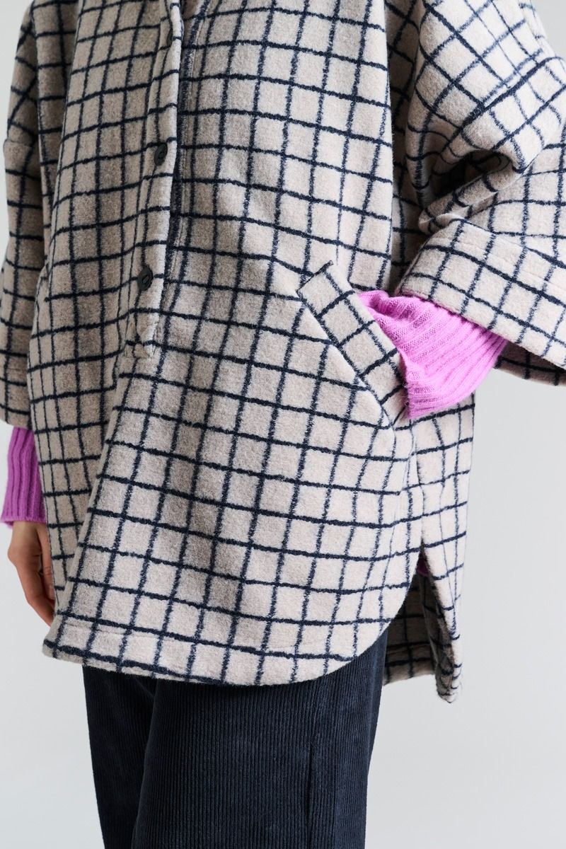Woollen wire Anorak
