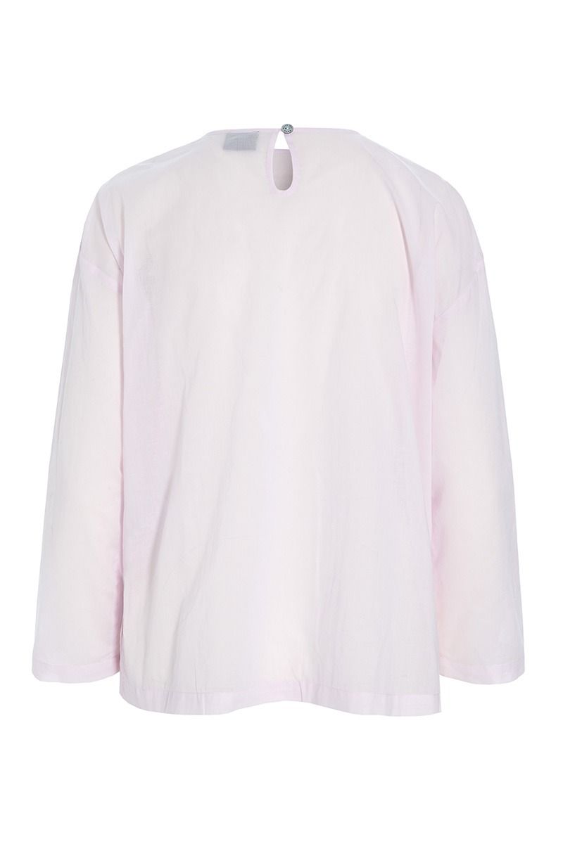 Washi voile Blouse with Frills