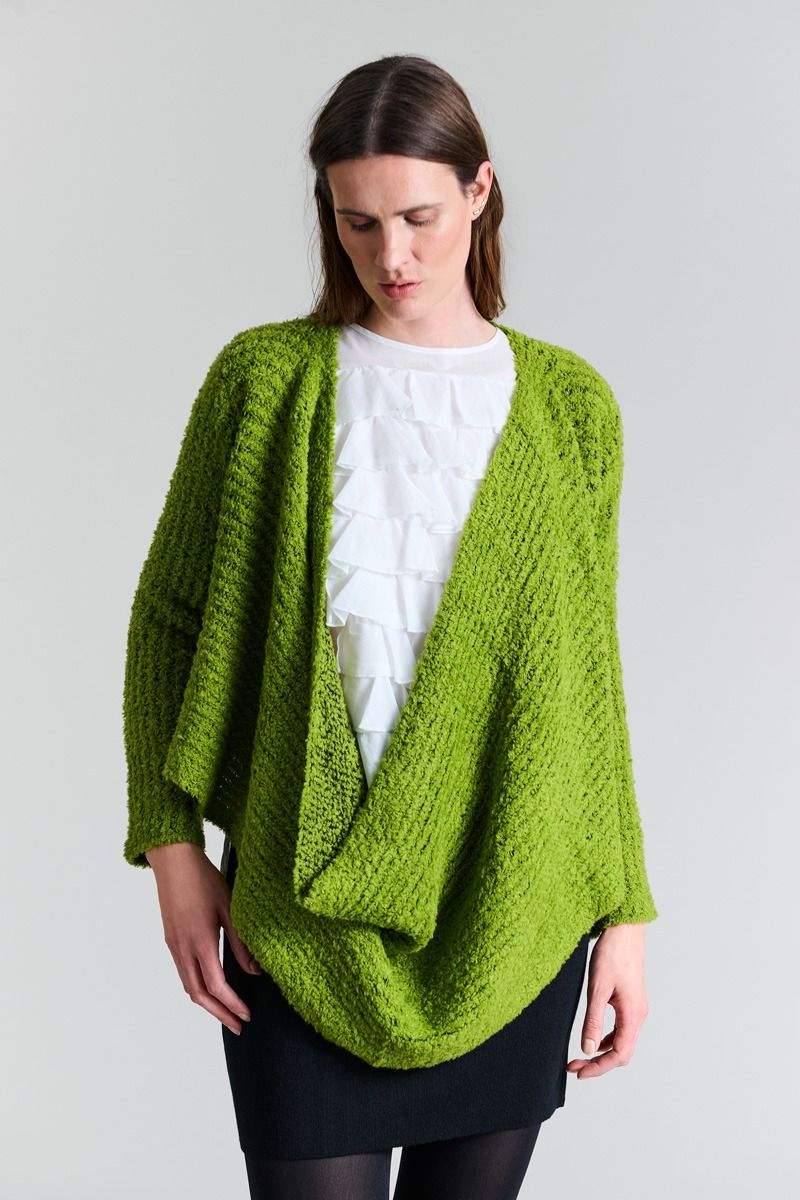 Fuwatto Wasserfallbluse