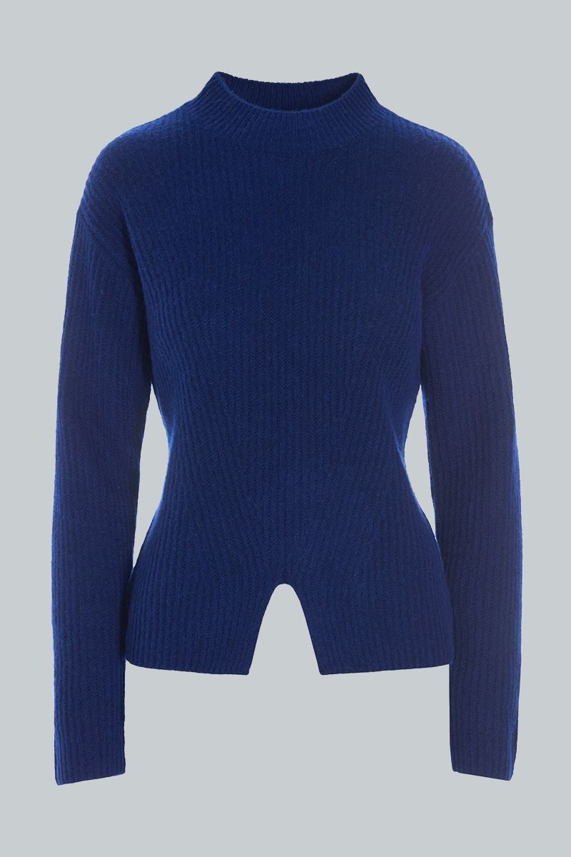 Kebukai hochgeschlossene Bluse