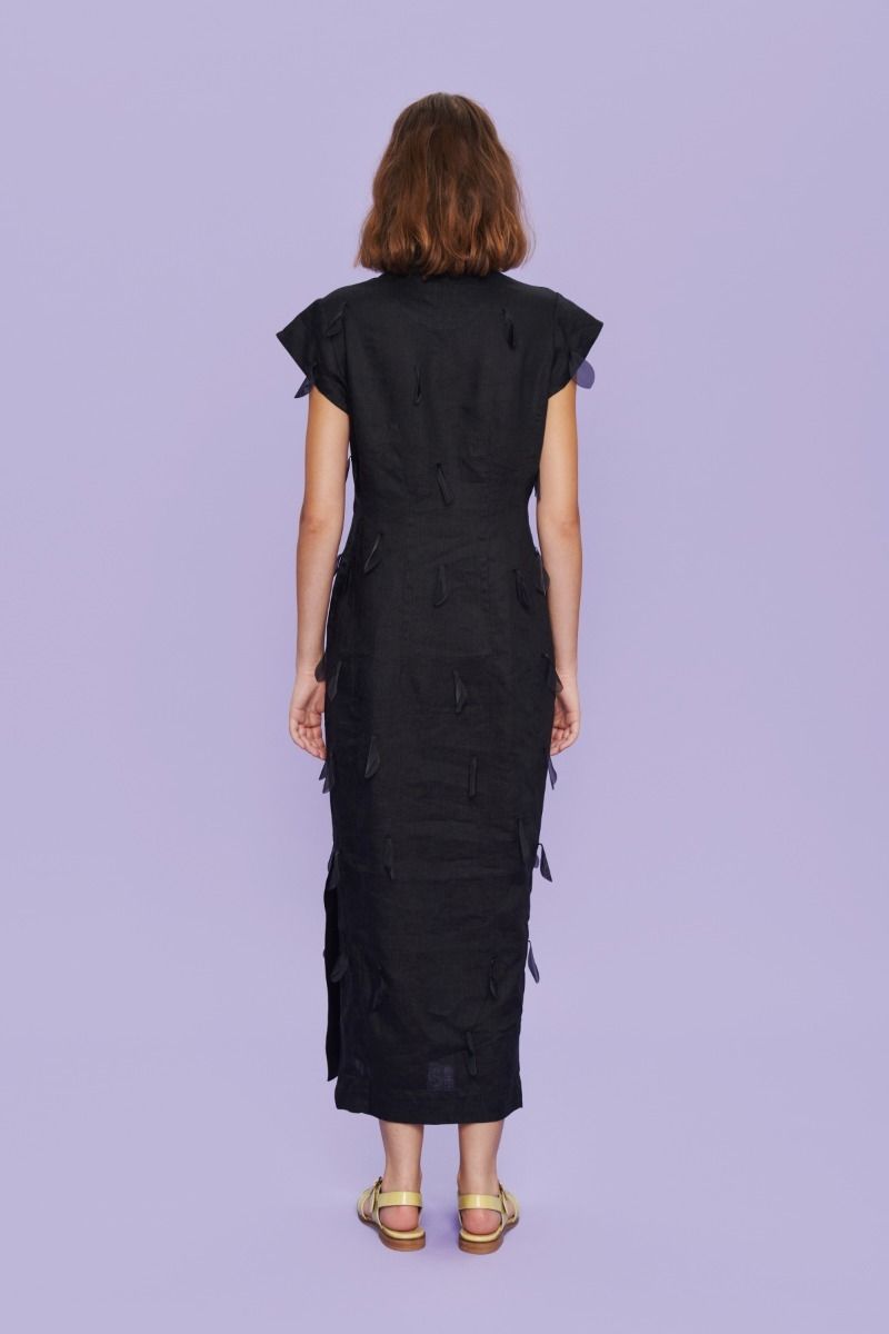 Airy linen long dress