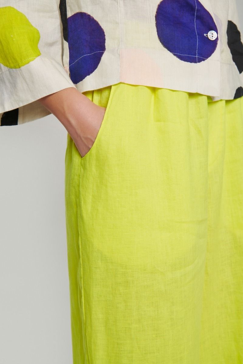 Airy linen pants