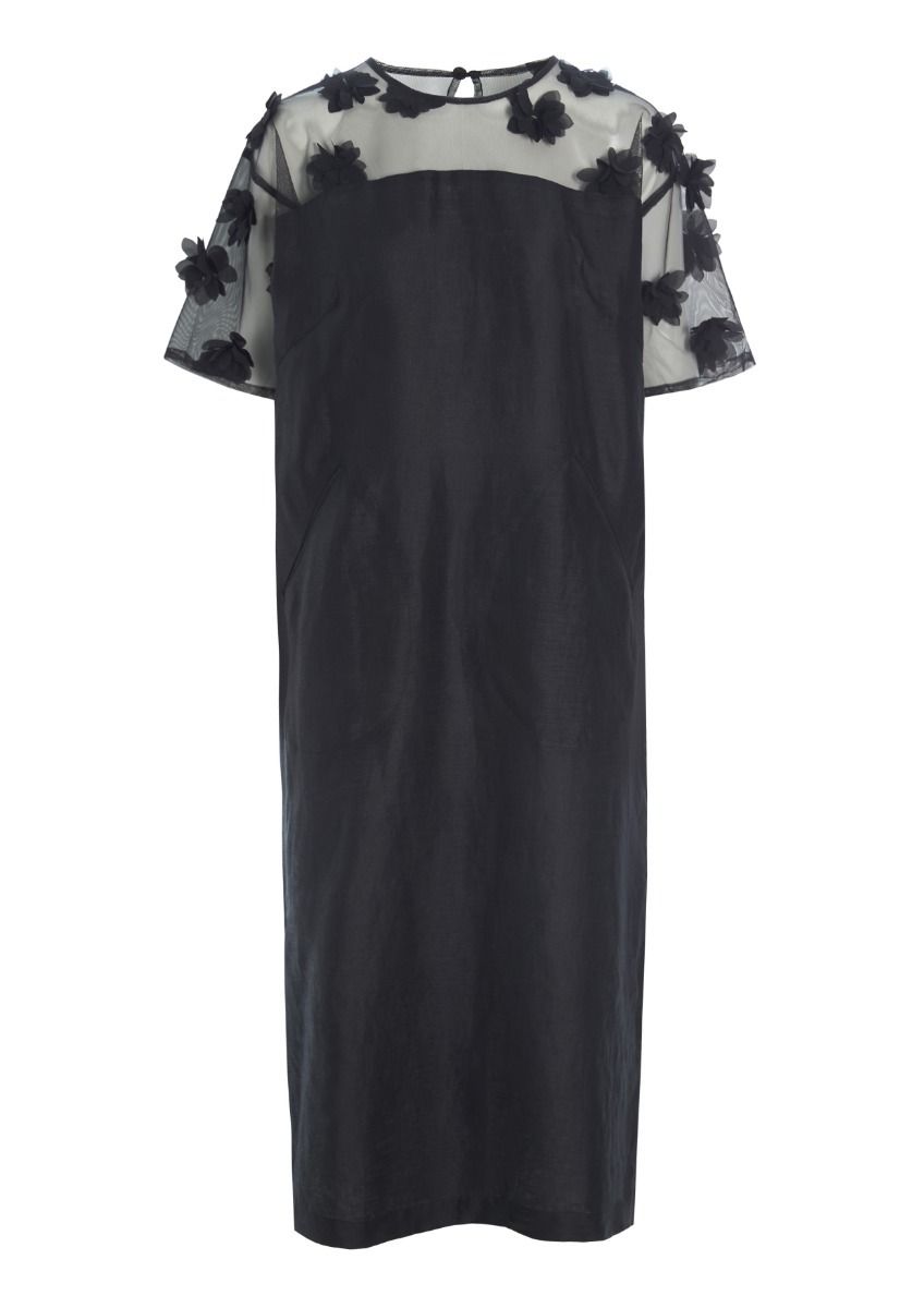 Floating flowers dress