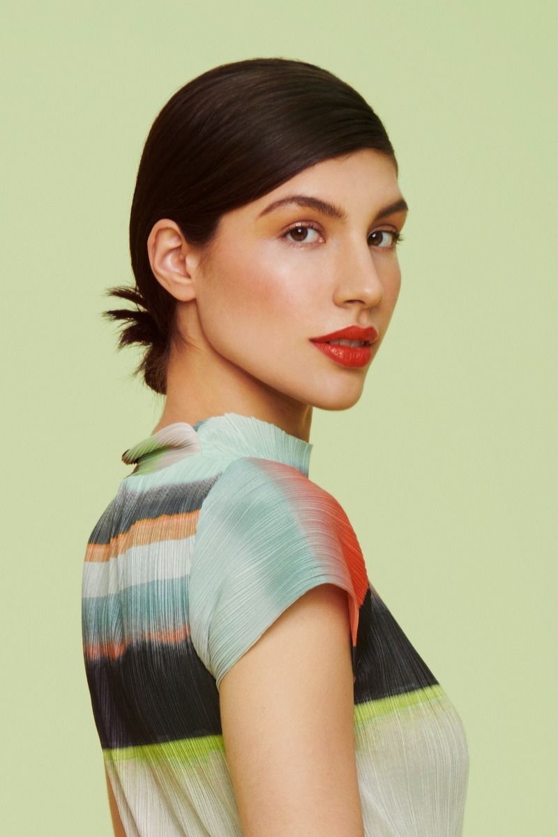 Liquorice stripe kjole