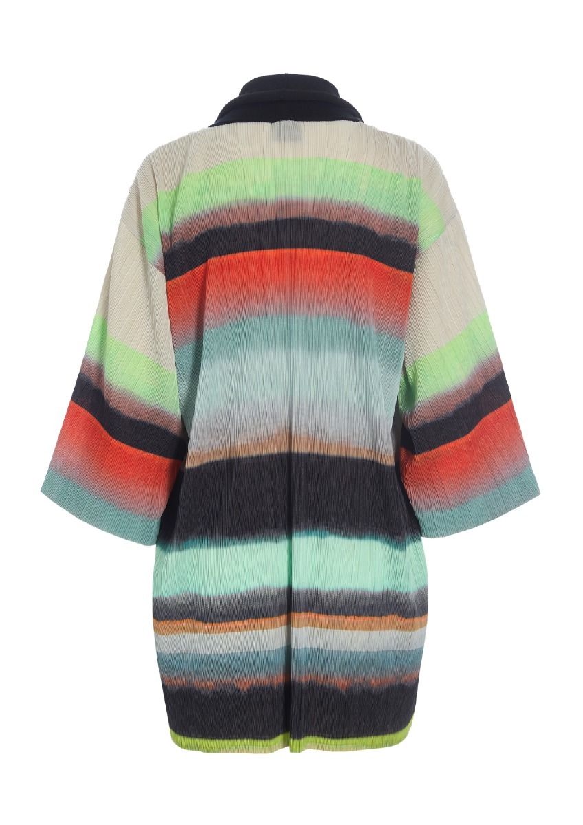 Liquorice stripe kimono jacka