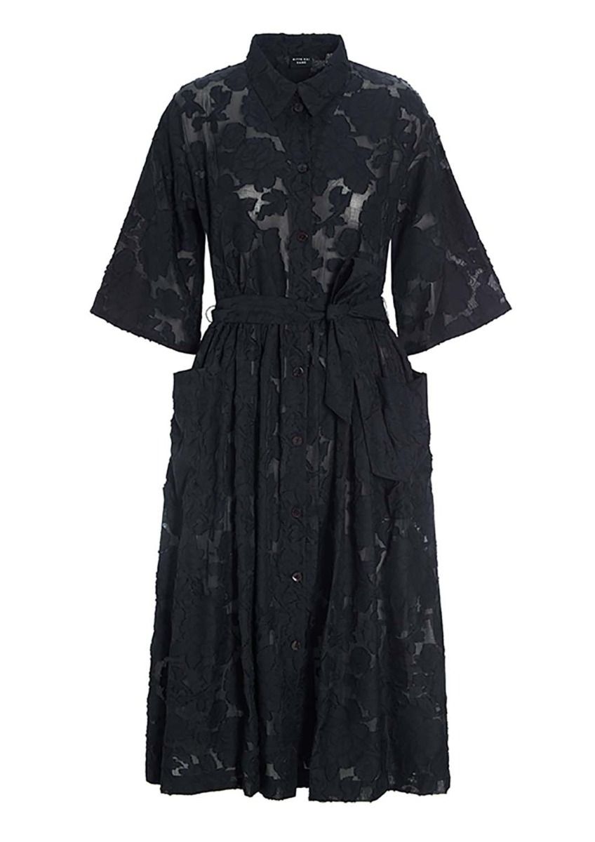Fil coupé coat dress