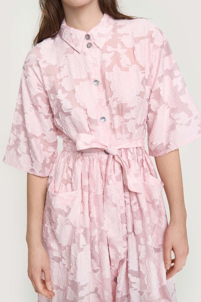Fil coupé coat dress