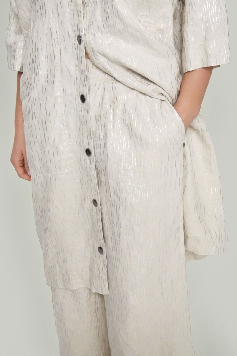 Silver stick pants